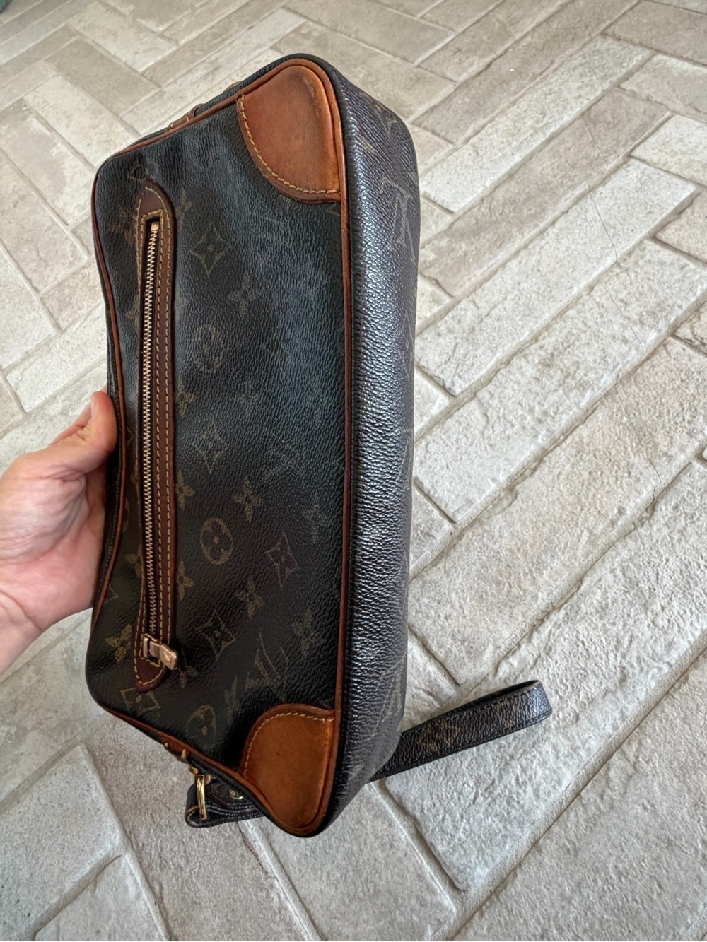 Louis Vuitton Vintage Marly Dragonne GM Monogram Clutch - Picture 6 of 16